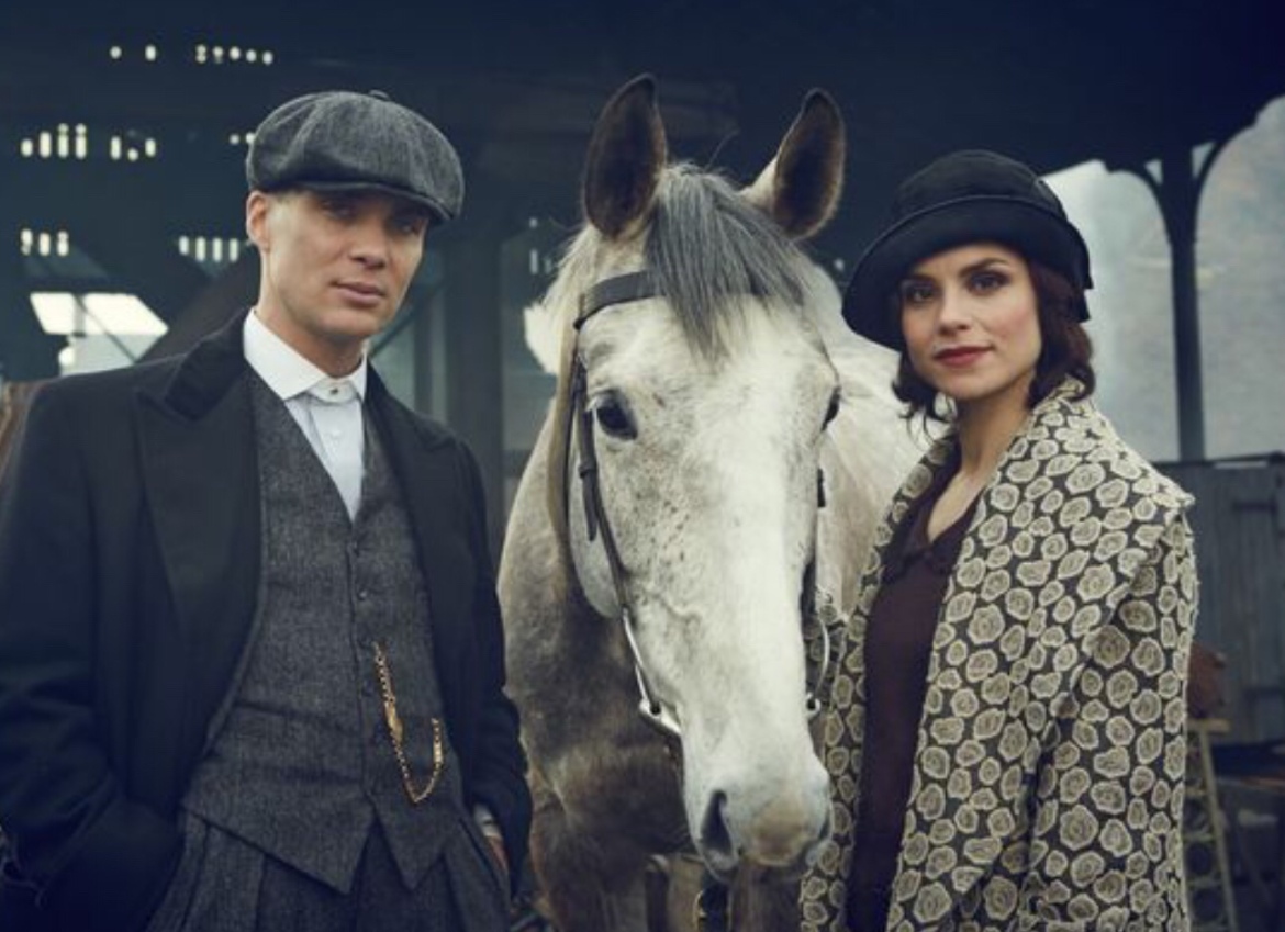 Thomas Shelby and his racehorse 